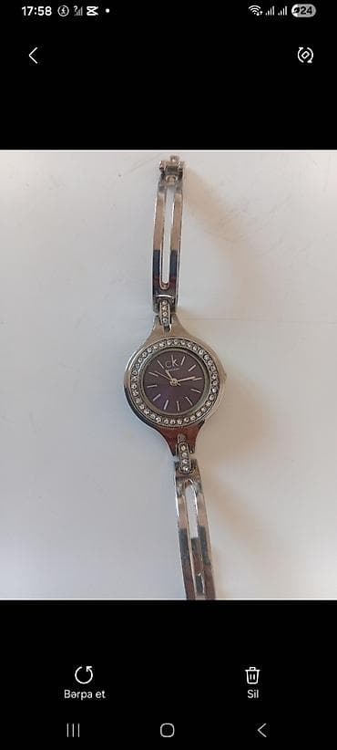 patek phlippe saat: Qol saatı, Calvin Klein, rəng - Gümüşü — 1