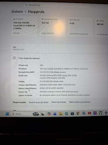 dinami: Əsasən barter olunur stolüsdü komputerle MSI oyun noutbuku - — 4
