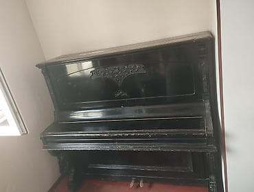 akustik gitara: Antik piano – F. Mühlbach upright - Brend/model: F. Mühlbach (daxili — 1