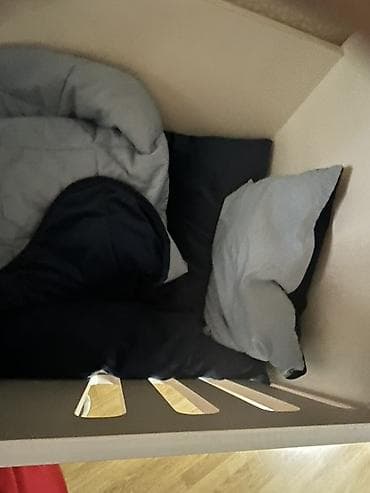 yumru transformer çarpayı: Oğlan və qız üçün, Dördbucaq, Beşik, Matras ilə — 4