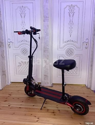 Güclü elektrikli skuter - İki parlaq ön fənər və arxa stop işığı – — 10