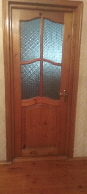 qapi uzluk: Taxta otaq qapıları və giriş qapısı - Material: tam ağac (taxta — 1