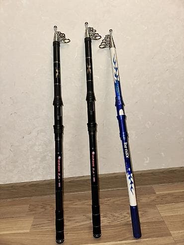 balığ: Teleskopik balıqçılıq qamışları dəsti - Müxtəlif modellər və ölçülər — 4