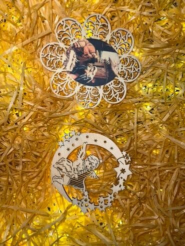 yolka ucuz: Made in Prague. Taxta Yeni il/Şaxta Baba mövzulu bəzək fiqurları - — 2