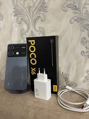 adapt: Poco X6, 256 GB, rəng - Boz — 1