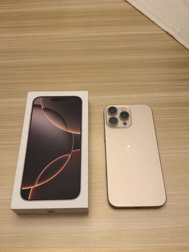 iphone 13 pro max işlenmiş: IPhone 16 Pro Max, 256 GB, Desert Titanium, Face ID, Simsiz şarj — 1