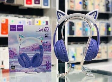 умная колонка алиса купить в баку: "Hoco W42 Cat Ear" bluetooth qulaqlıq. BÜTÜN MALLAR YENIDIR!!!⚜️ Ünvan — 3