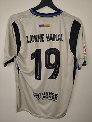 Futbolkalar: FC Barcelona away futbol forması – Lamine Yamal 19 - Rəng: açıq — 2