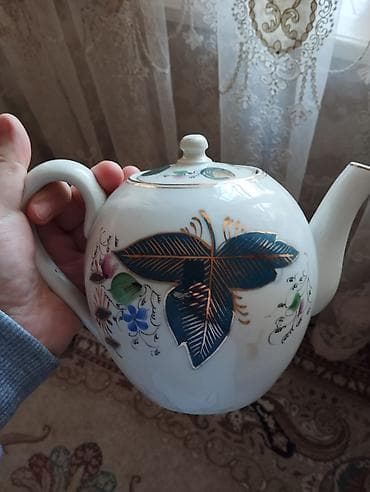 Rəng - Ağ, Dəm caydanı, Farfor, SSRİ