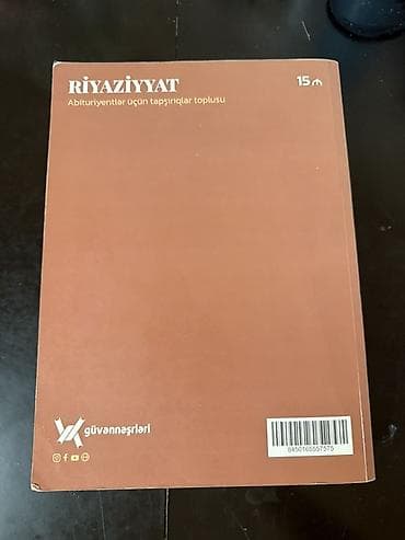 ucuz sat: Məhsul: “Riyaziyyat – Abituriyentlər üçün tapşırıqlar toplusu” — 2