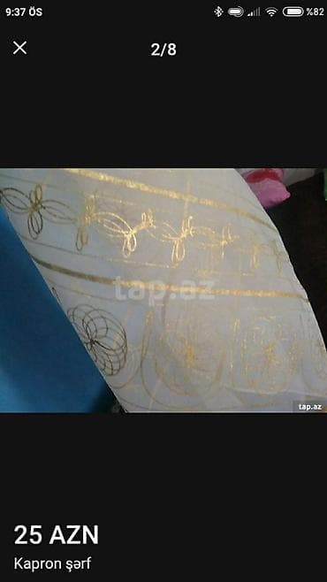 pilot 65 eau de parfum: Kapron şərf - Material: yüngül və şəffaf kapron - Rəng: süd ağ əsas — 3