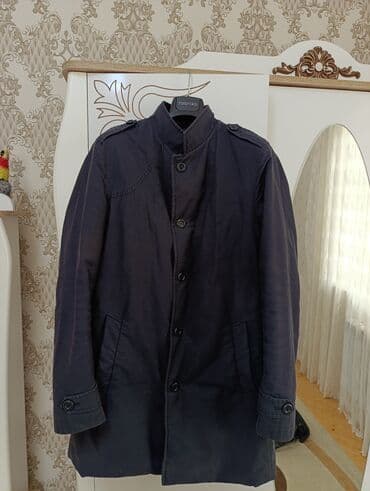 dəri zamşa kişi gödəkçəsi: Palto, M — 1