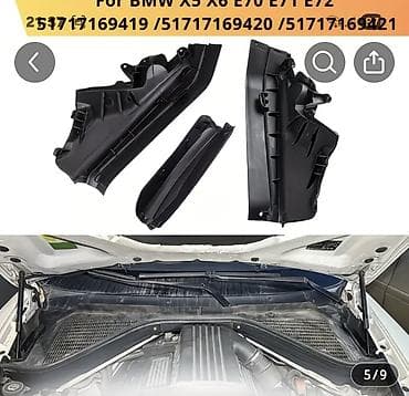 rutubeti olcen cihazlar: BMW X5/X6 (E70/E71/E72) üçün mühərrik bölməsi su yönləndirici/drenaj — 3