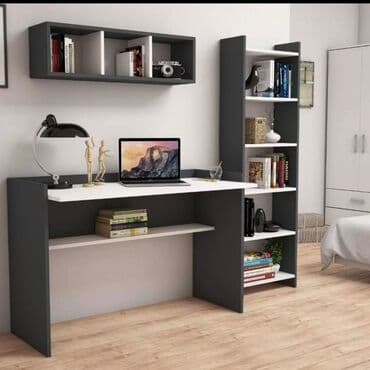 школьные парты и стулья: Oğlan və qız üçün, Yeni, Siyirməsiz, Yazı masası, Stulsuz — 2