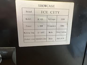 eynək vitrin: Məhsul: Şirniyyat/vitrin soyuducu vitrini Sex üçün alınıb yalnız — 8