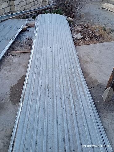 Təmir və tikinti: Profil dəmir dam/hasar üçün sinklənmiş profnastil (dalğalı profil — 1