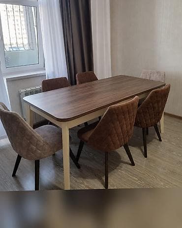 masa transformatoru: 400₼ Masa dəsti satılır masa açılmır, 6 oturacaqlıdır.Ünvan Savalan — 1