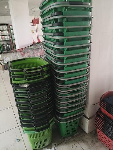 Mağaza/supermarket üçün alış-veriş səbətləri və metal səbətlər - Tip