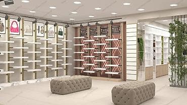 Полочные витрины: Hər növ mağaza (geyim usaq qadin kisi, bijuteriya və.s)dizaynlarının — 4