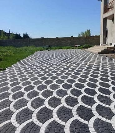 ev temiri kreditle: Tamet (bardür və dekorativ daş) döşəmə xidməti - Həyət, giriş, qaraj — 7