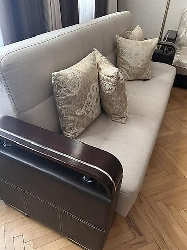 Qonaq otağı üçün dəst: 1 divan + 2 kreslo Saloğlu firmasının divan — 3