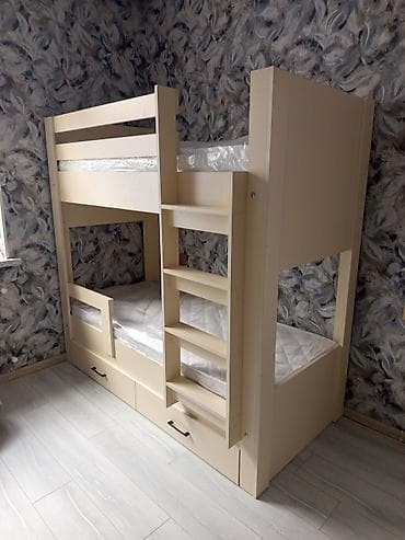 Oğlan və qız üçün, Yeni, Çarpayı, Matras ilə, Siyirməli, Laminat