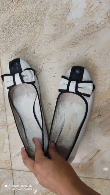 домашние женские тапочки балетки: Балетки, Размер: 37.5, Б/у — 2