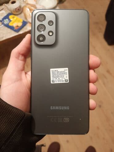 samsug j3: Samsung Galaxy A73 5G, 256 GB, rəng - Boz, Zəmanət, Düyməli, Sensor — 6