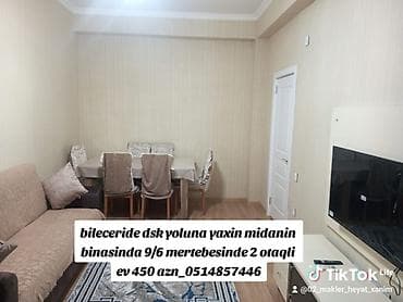 Bileceride dsk yoluna yaxin midanin binasinda 9/6 mertebesinde 2