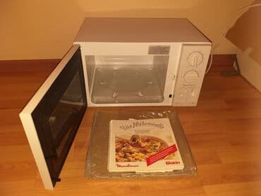 silver elektrikli soba: Микроволновка Отдельностоящая, С микроволнами, цвет - Белый, Новый — 3