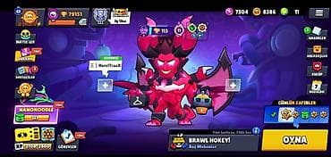 icinde oyunlarla: Brawl Stars oyun hesabı - Kupa: 79,151 (ən yüksək: 79,157) - Rejim — 2