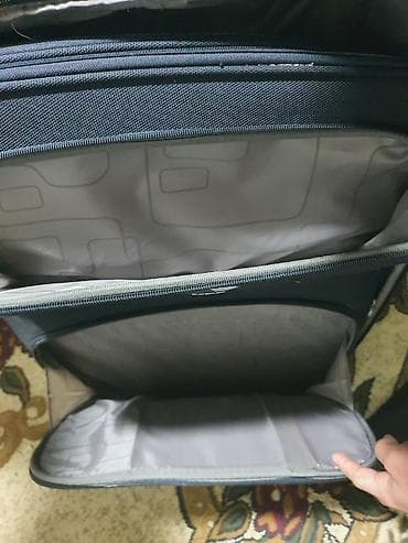 parca camadan: MGS markalı tək çamadan – böyük ölçülü, parça korpuslu, qara rəng. az — 6