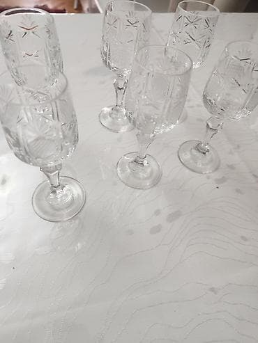 Rümkalar, rəng - Ağ, Şüşə, 6 ədədli dəst — 1
