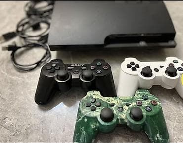 Sony PlayStation 3 Slim oyun konsolu dəsti - Konsol: PS3 Slim (qara