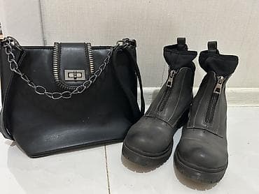 Bot 37razmer 2defe geynilib boz rengdi cantayla birlikde 12manat -