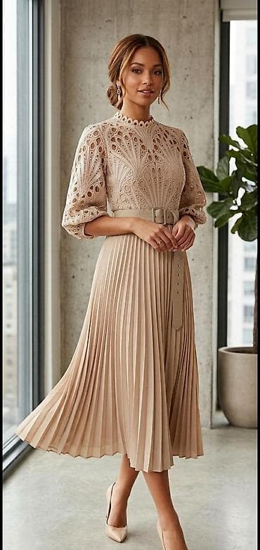 deri pencek: Gündəlik don, Midi, Zara, 2XL — 1