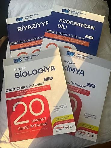 Buraxılış və qəbul imtahanlarına hazırlıq üçün kitablar dəsti satılır — 2