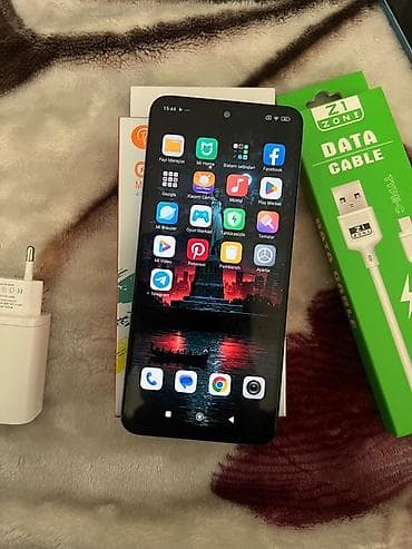 sezam telefonlar: Redmi Note 12, 128 GB, rəng - Mavi, Barmaq izi, Face ID — 4