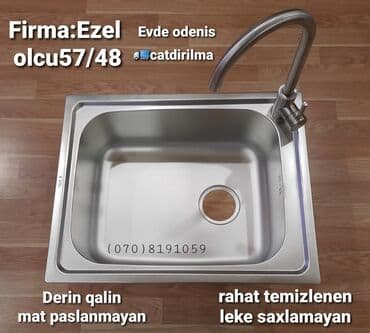 moyka nerj: Moyka qabyuyan canaq nerjavika paslanmayan leke saxlamayan 304 — 1