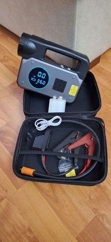 maşın üçün dinamiklər: 🔋 9-in-1 Çoxfunksiyalı Avtomobil Starter & Hava Kompressoru 🚗💨 — 1