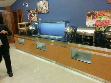 restoran ucun qab qacaq: Açıq bufetlərin yığılması Servis xəttinin yığılması Müxtəlif dixayn və — 3