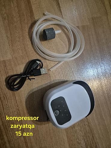 Akvaryum üçün hava kompressorları və aksesuarlar - İki çıxışlı — 4