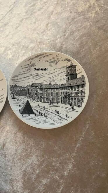 dovşan şəkilləri: DIvar ucun dekorativ tarelkalar - Almanyadan getirilibdir her biri - — 3