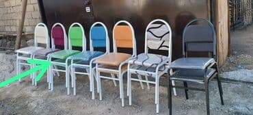 açılıb yığılan stul: Mətbəx üçün, Yeni, Qatlanmayan, rəng - Ağ Stul — 8