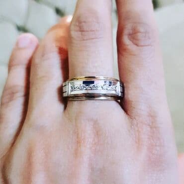 nişan üzükleri: Nişan, Üzük, Ağ qızıl, 750 Əyar, Brilyant, 0.26-0.50 Karat — 1