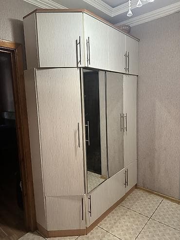 islenmis skaf: Koridor və yataq otağı üçün geyim dolabı - Ölçülər: 55 en, 150 — 3