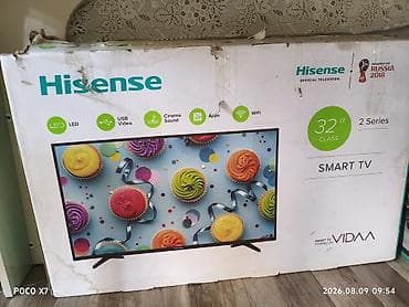 24 ekran: Hisense 32” Smart TV (2 Series) – VIDAA ilə Xüsusiyyətlər: - LED — 1