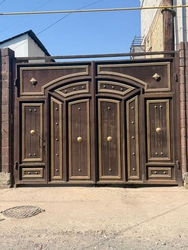 линолеум цена: Металл Дворовые ворота, Распашные — 1