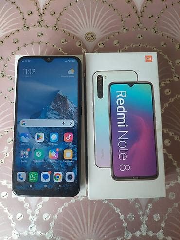 irşad electronics xiaomi redmi note 8: Xiaomi Redmi Note 8 – qutu ilə - Ekran: 6.3" Full HD+ IPS — 7