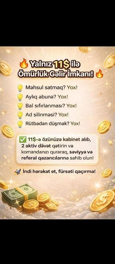 Rəqəmsal platforma üzərindən əlavə qazanc imkanı təqdim edən sistem — 2